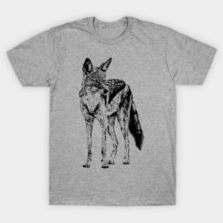 Black-backed Jackal for African Wildlife Fans T-Shirt